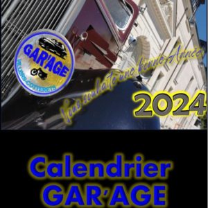 Calendrier GAR'AGE 2024