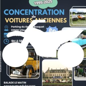 Régler l'inscription d'une moto à la concentration 2025